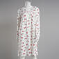 Womens Laura Ashley&#40;R&#41; Long Sleeve Winter Cardinal Henley Nightgown - image 1