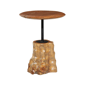 9th & Pike® Contemporary Brown Teak Wood Accent Table - image 1