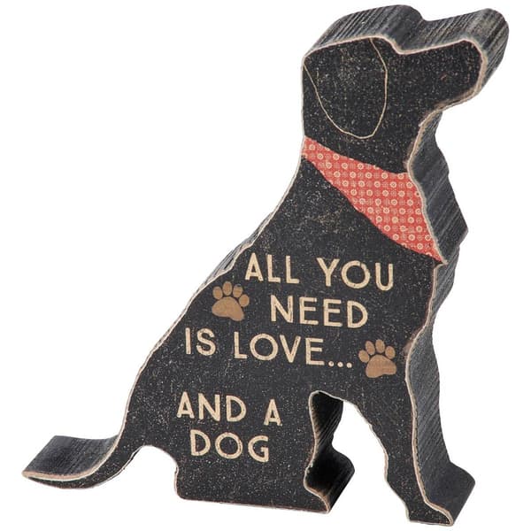 Primitives By Kathy Chunky Sitter - Love And A Dog - image 