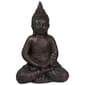 Northlight Seasonal Dark Brown Meditating Buddha Garden Statue - image 2