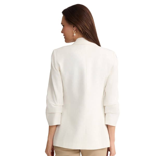 Womens Jones New York 3/4 Sleeve Faux Double Breasted Blazer