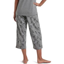 Womens HUE® Sweet Kitty Print Pajama Capris