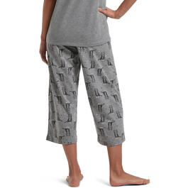 Womens HUE® Sweet Kitty Print Pajama Capris