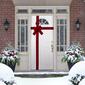 Northlight Seasonal 14in. Classic Red Velvet Christmas Door Bow - image 2