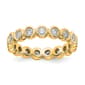 Endless Affection(tm) Yellow Gold Round Cut Eternity Band - image 1
