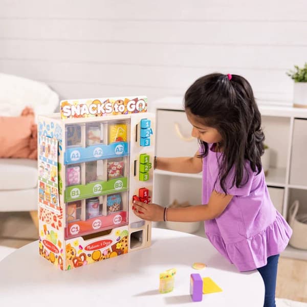 Melissa & Doug&#174; Sort&#44;/Stock/Select Wooden Vending Machine Playset