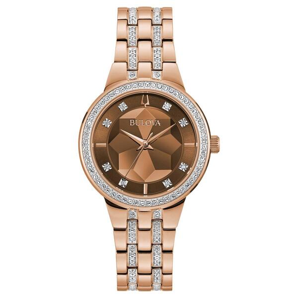 Womens Bulova Phantom Beveled Dial Bracelet Watch - 98L266 - image 