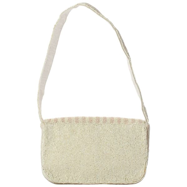 SOL and MER Beaded Bicycle Baguette Shoulder Bag