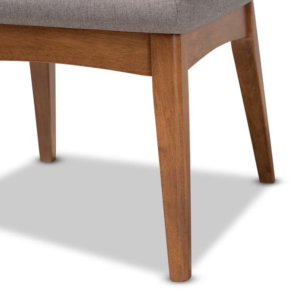 Baxton Studio Makar Modern Transitional Velvet Dinning Chairs Set