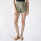 Juniors Derek Heart Porkchop Pocket Shorts with Rope Belt - image 1