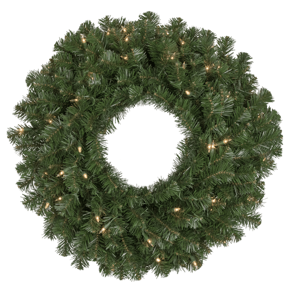 Northlight Pre-Lit Deluxe Windsor Pine Christmas Wreath