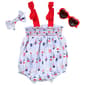 Baby Girl (12-24M) Baby Essentials Ice  Cream Americana Romper - image 1