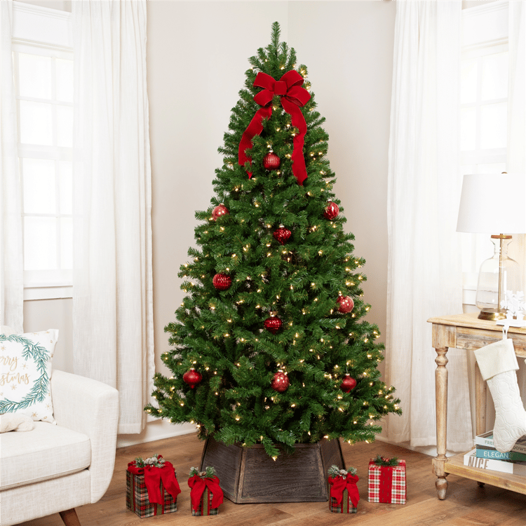 Northlight 7ft. Pre-Lit Full Pendleton Spruce Christmas Tree