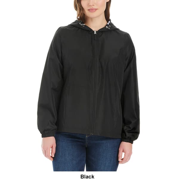 Womens d.e.t.a.i.l.s Windbreaker w/Floral Hood Lining
