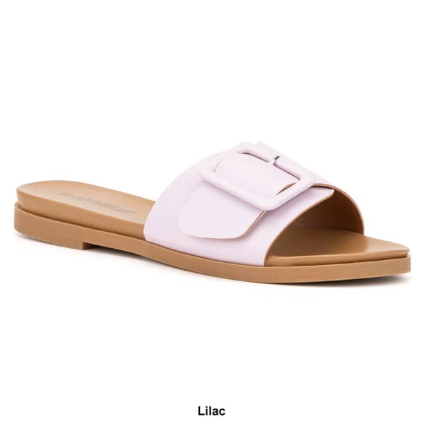 Womens Olivia Miller Carmen Slide Sandals