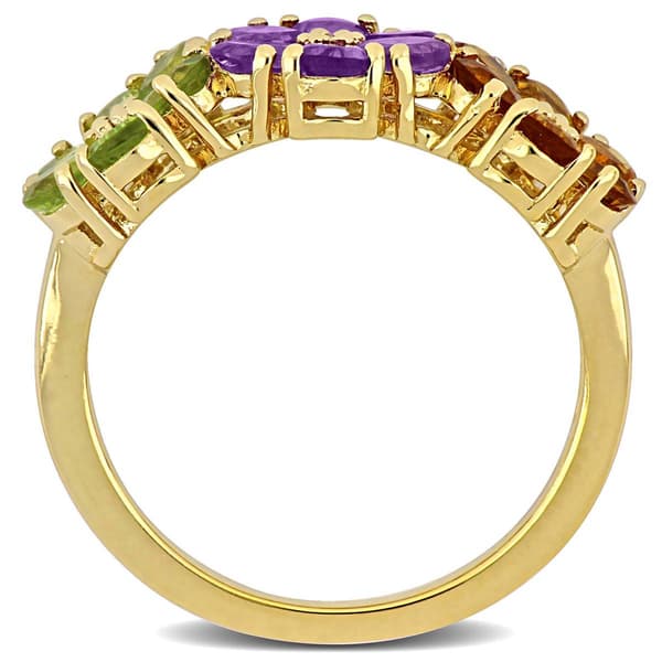 Sophia B 2 3/4ctw. Floral Multi-Gemstone Ring