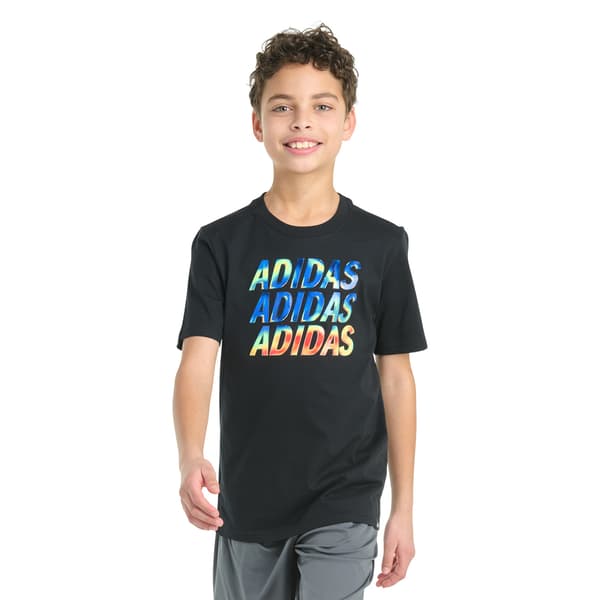 Boys (8-20) adidas® Short Sleeve Spectrum of Light Tee - image 