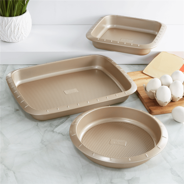 BergHOFF Balance 3pc. Nonstick Carbon Steel Cake Pan Set