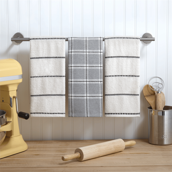 IZOD® Oxford 3pc. Kitchen Towel Set