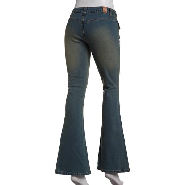 Juniors Gogo Jeans Relaxed Vintage Washed Bootcut Denim Jeans