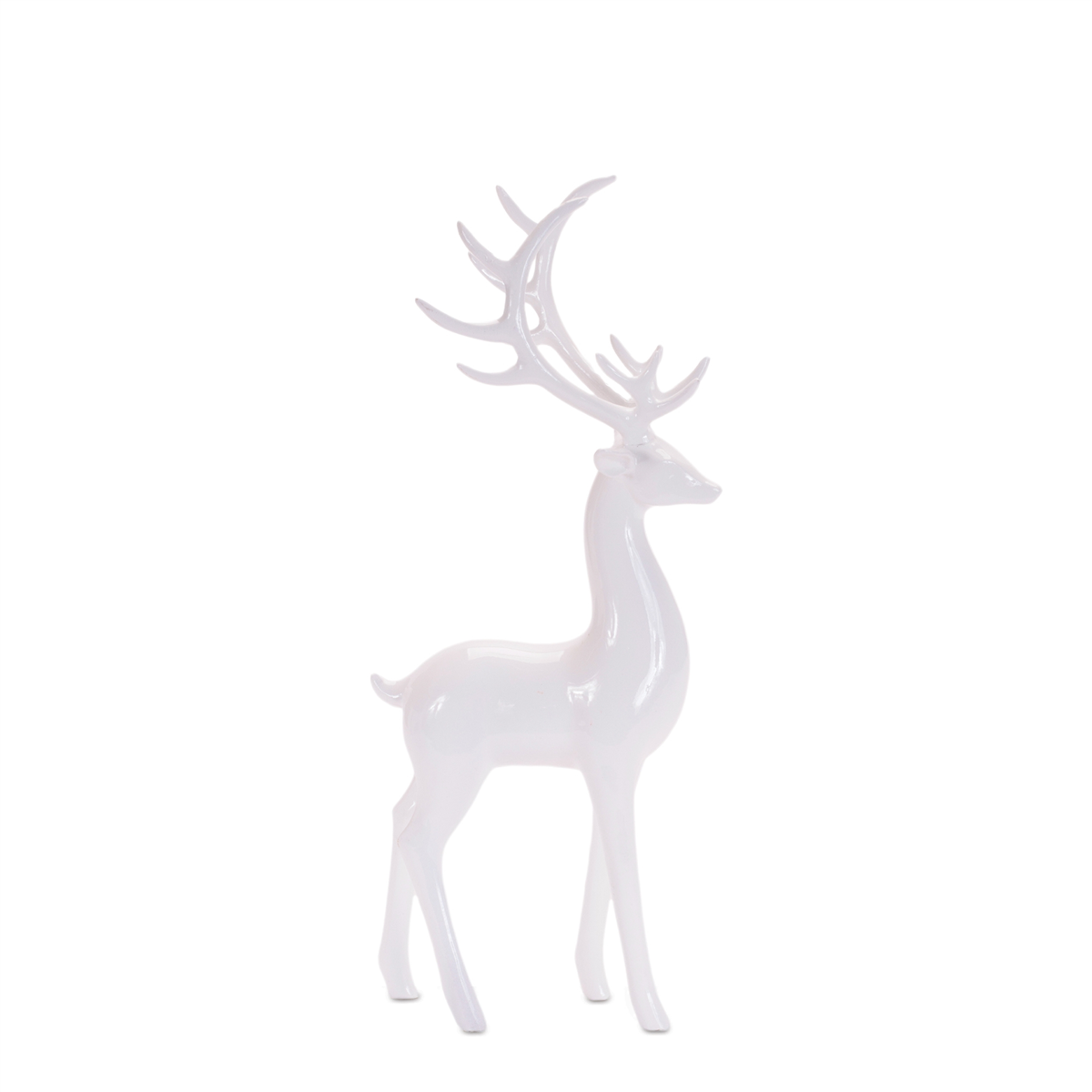 Melrose Standing Winter Deer Figurines - Set of 2