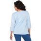 Womens Alfred Dunner Classics 3/4 Sleeve Butterflies Blouse - image 2