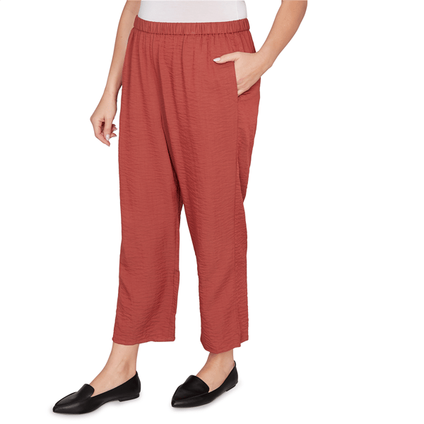 Plus Size Alfred Dunner Spice Market Wide Leg Pull On Pants