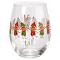 Home Essentials 18oz. Let''s Get Lit Elves Stemless Wine Glass - image 1