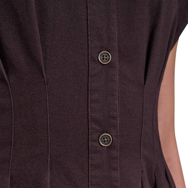 Womens Tommy Hilfiger Cap Sleeve Button Front Fit & Flare Dress