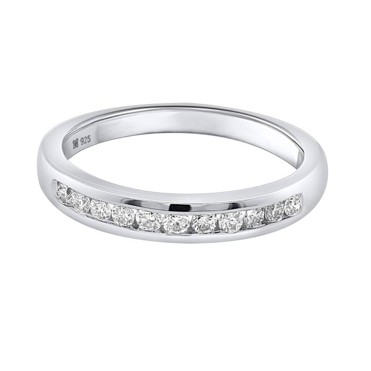 Nova Star(R) 1/4ctw. Lab Grown Diamond Channel Set Band Ring