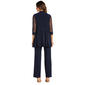 Womens R&M Richards 3pc. Bead Neck Sheer Sleeve Pants Set - image 6