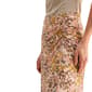 Womens CITY BLUES Ruched Mesh Floral Midi Skirt - image 4