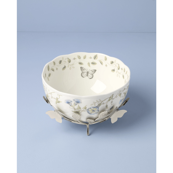 Lenox® Butterfly Meadow® 25th Anniversary Bowl with Stand