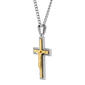Mens Gentlemen's Classics&#8482; Two-Tone Crucifix Pendant - image 2