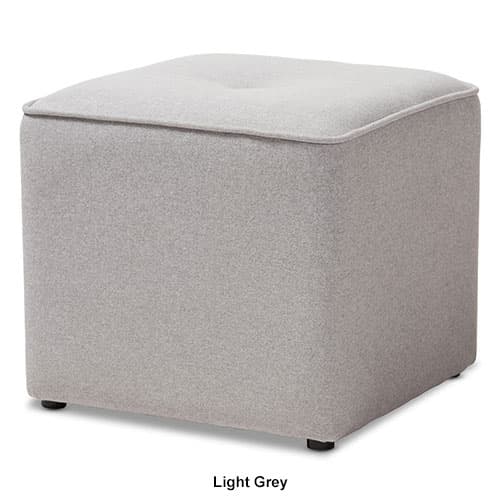 Baxton Studio Corinne Upholstered Ottoman