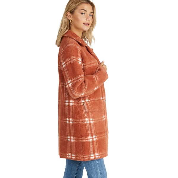 Womens NVLT Plaid Coatigan - Boscov's