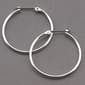Nine West Silver Hoop Earrings - image 1