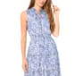 Womens MSK Sleeveless Floral Tiered Midi Dress - image 3