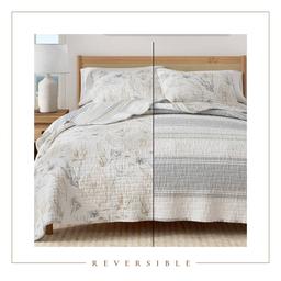 FreshFolds Newcomb 3pc. Reversible Sealife Coastal Quilt Set
