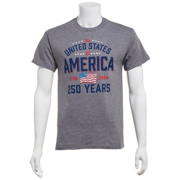 Mens Home of the Brave 250 Stars & States Short Sleeve Tee - image 