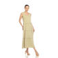 Womens White Mark Scoop Neck Tiered Midi Dress - image 3