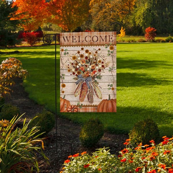 Briarwood Lane Autumn Corn Garden Flag