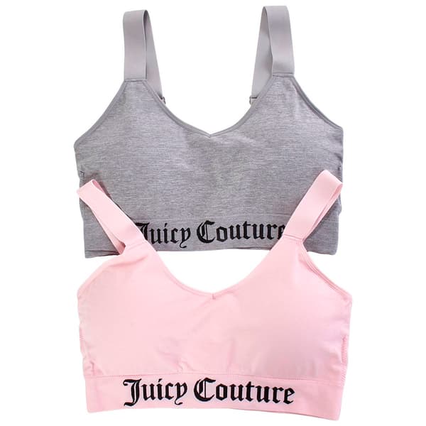 Juniors Plus Juicy Couture 2pk. Wire-Free Bras JC8067-2PKAM - image 
