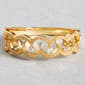 Ashley Cooper(tm) Gold-Plated Lattice Ring with Pave - image 1
