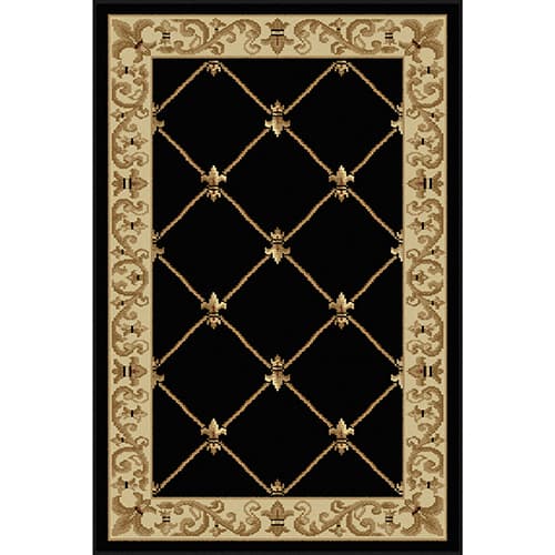 Tayse Sensation Orleans Accent Rug - Black - image 