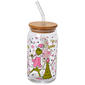 R Squared Grinch Glass Sipper with Straw - Pink - image 1