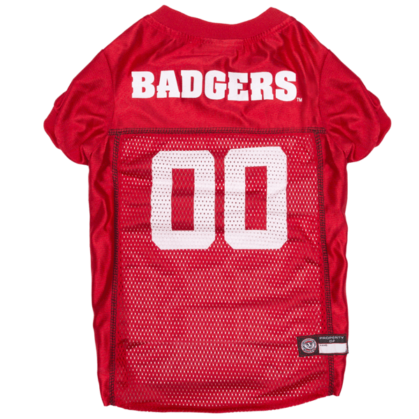 NCAA Wisconsin Badgers Mesh Pet Jersey
