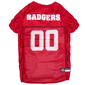NCAA Wisconsin Badgers Mesh Pet Jersey - image 1