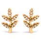 Haus of Brilliance 10kt. Gold 1/10ctw. Diamond Branch Earrings - image 1