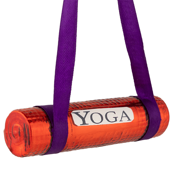 Northlight 4.25in. Shiny Red Yoga Mat Glass Christmas Ornament